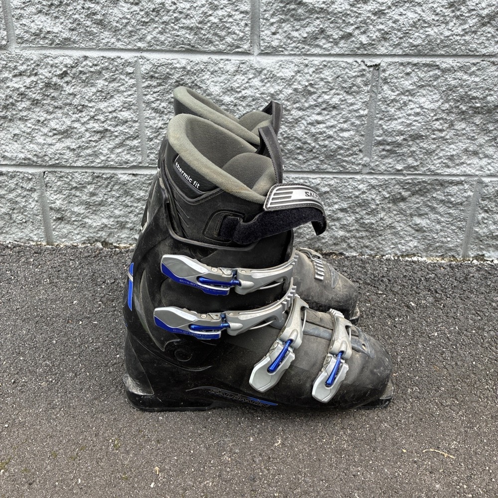 Salomon Performa Ski Boots Size 30 / US Men's 12.5 Black Silver Blue